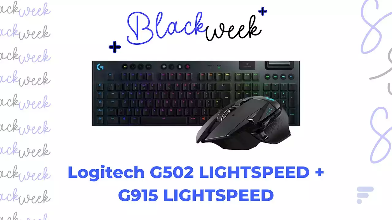 Ce bundle clavier-souris gaming de Logitech est à un super prix pour le Black Friday