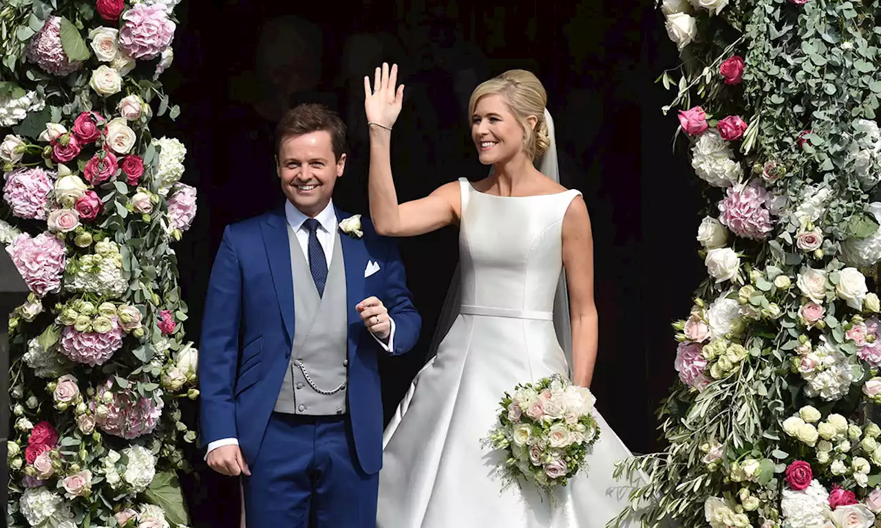 Declan Donnelly's stunning bride Ali rocks corset wedding dress at 300-acre estate – photos