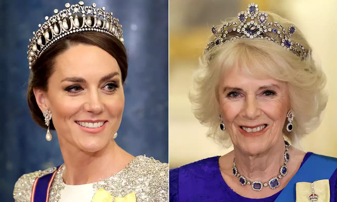 Queen Consort Camilla and Princess Kate wore the same Queen brooch at banquet - find out why