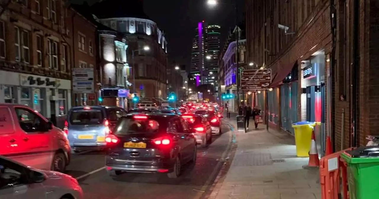 Driver stuck in Leeds car park forced to abandon car in traffic chaos