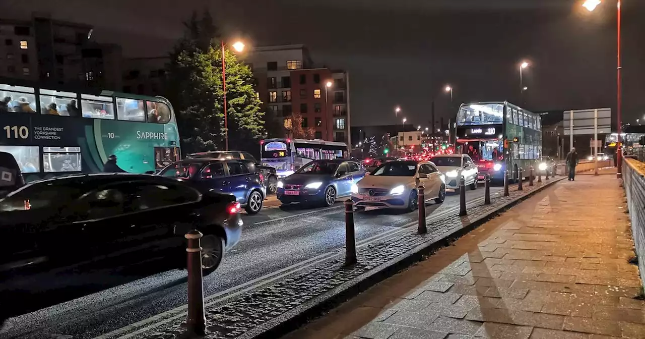 Leeds divided as man abandons car in three hour car park traffic chaos