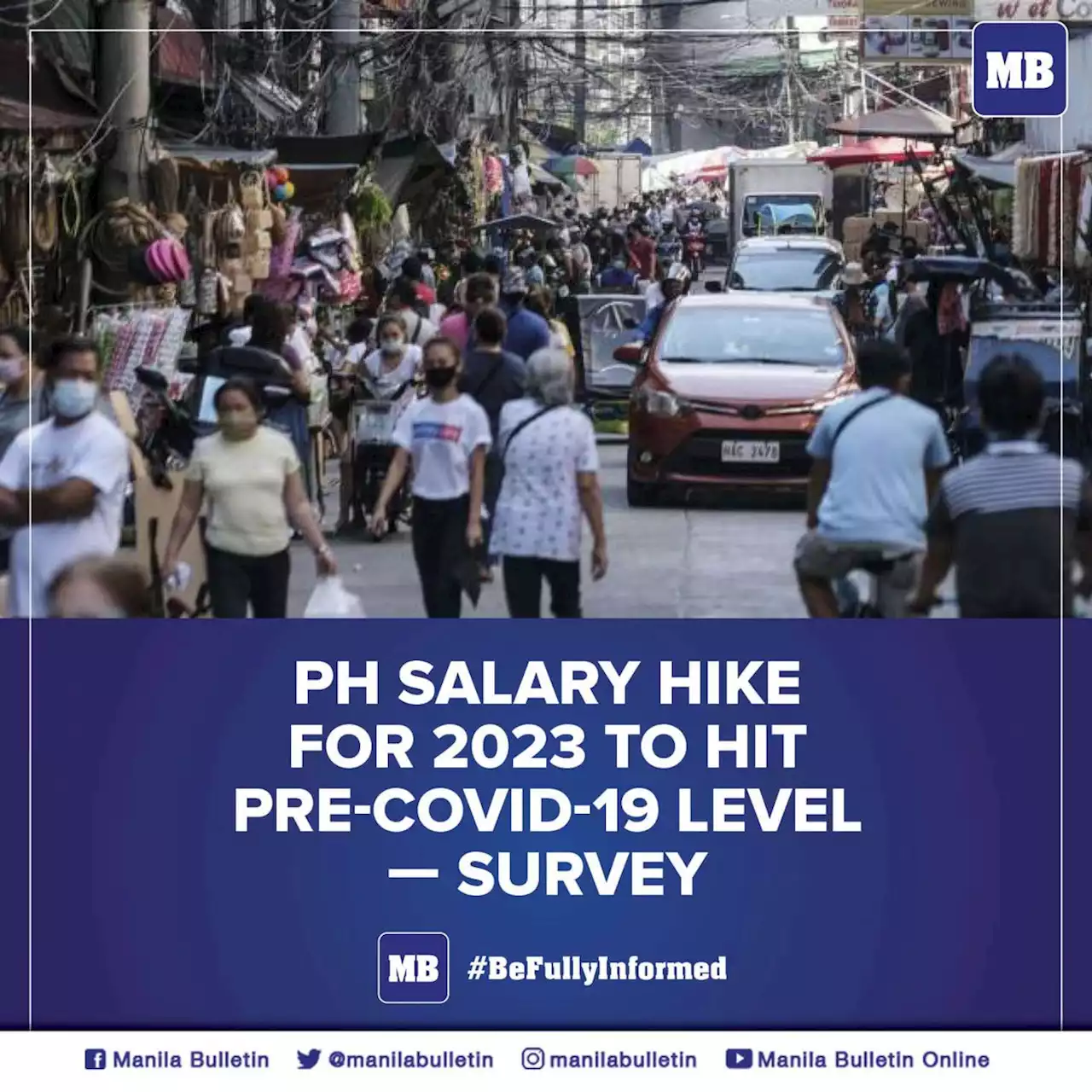 PH salary hike for 2023 to hit pre-COVID-19 level -survey