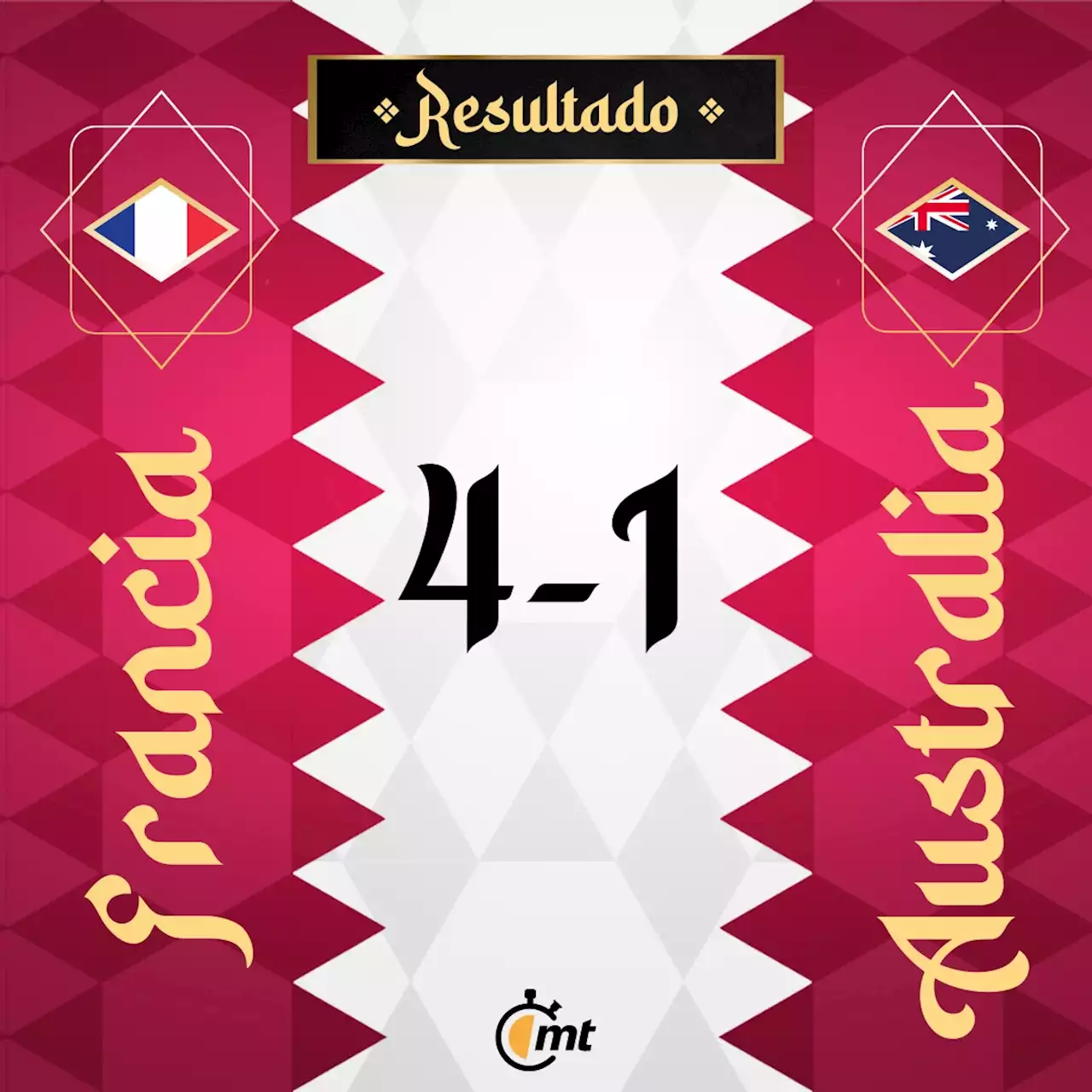 Resumen del partido Francia vs Australia (4-1) Mundial. GOLES'