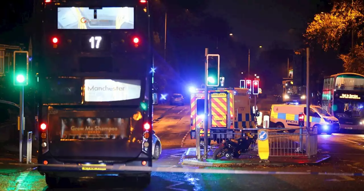 Reports of motorcyclists 'thrown in air' after crash on busy main road