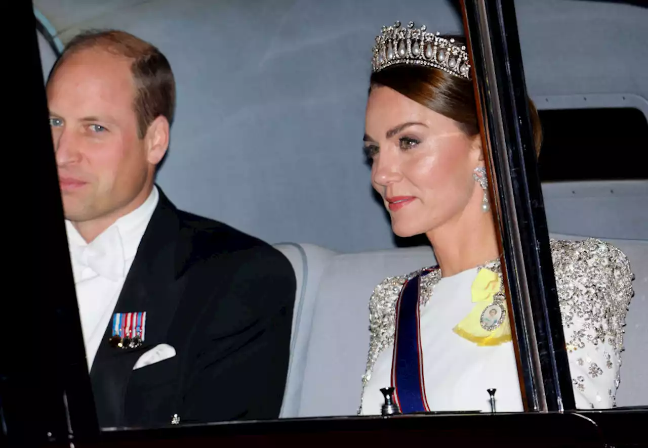 See Kate Middleton's Angelic Look at King Charles' First Banquet