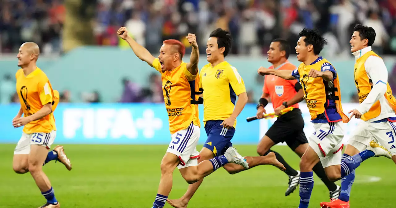 Japan scores 2 late goals to beat Germany in World Cup upset