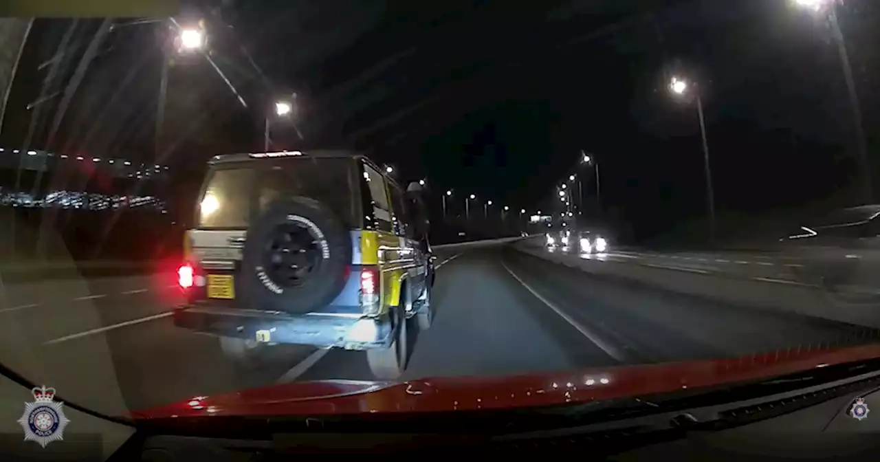 Dashcam shows 'road rage' driver force car towards barrier