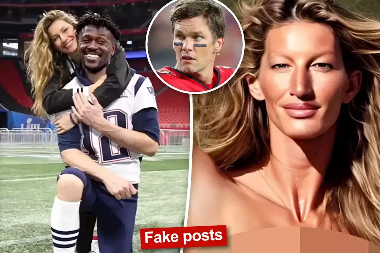 Antonio Brown posts nude Photoshopped Gisele Bündchen photo