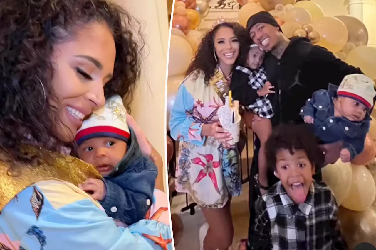 Nick Cannon, Brittany Bell’s son Rise Messiah poses in sweet newborn photoshoot