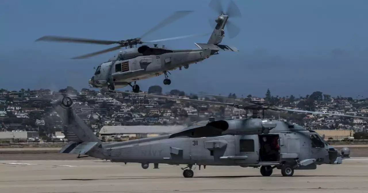 Navy, SDG&E helicopters collide Tuesday near Brown Field; no one injured