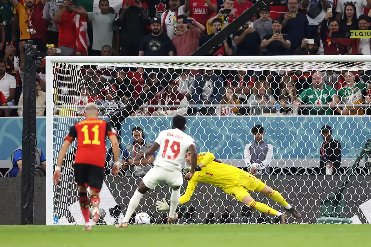 Davies penalty saved by Courtois as Canada denied first World Cup goal