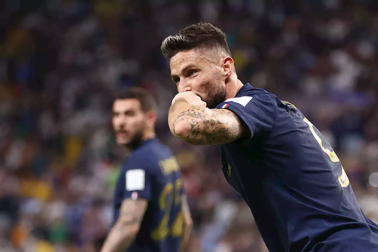 Giroud bags 51st goal for France as he equals Henry's all-time scoring record