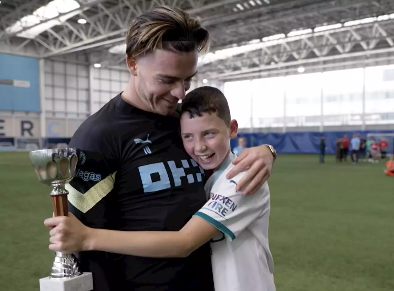 'Hopefully it will carry on', says young fan who inspired Jack Grealish 'worm' celebration