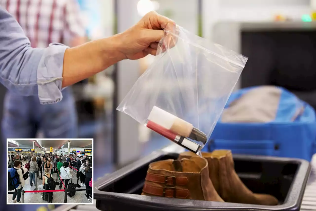 Airports to scrap 100ml rule on liquids in hand luggage by 2024