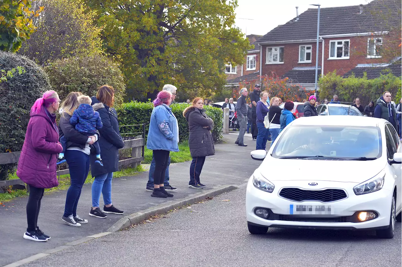 We're forming a human picket line to stop bad drivers at school