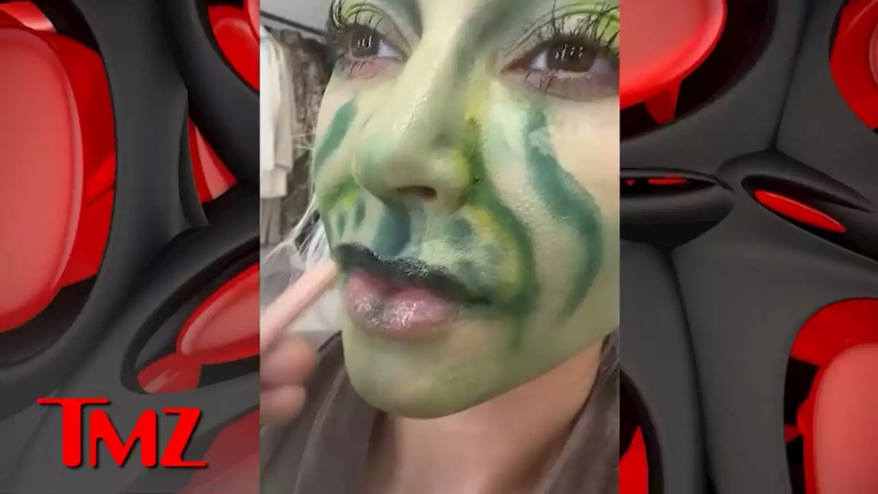 North West Turns Kim Kardashian Into The Grinch | TMZ TV