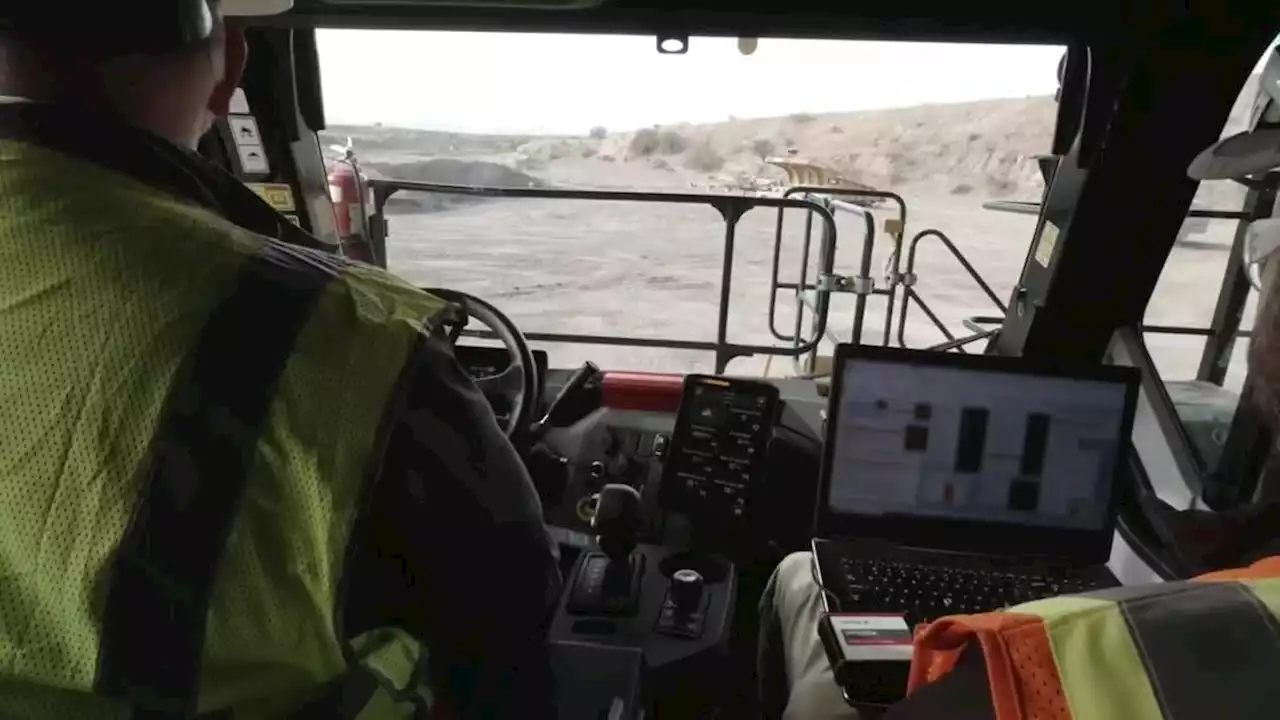 Caterpillar’s first electric mining truck at Tucson Proving Ground