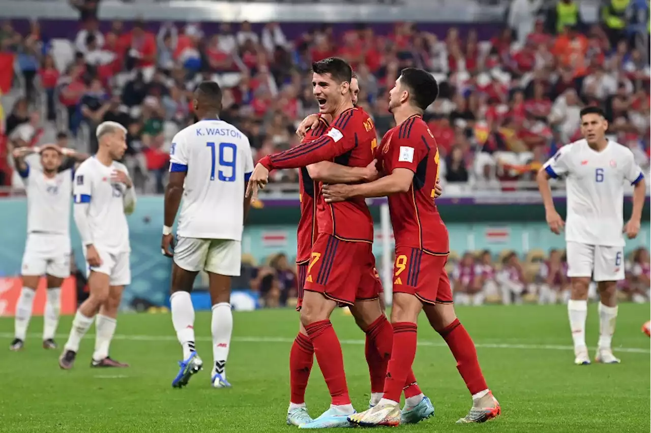 Sepanyol berpesta benam Costa Rica 7-0