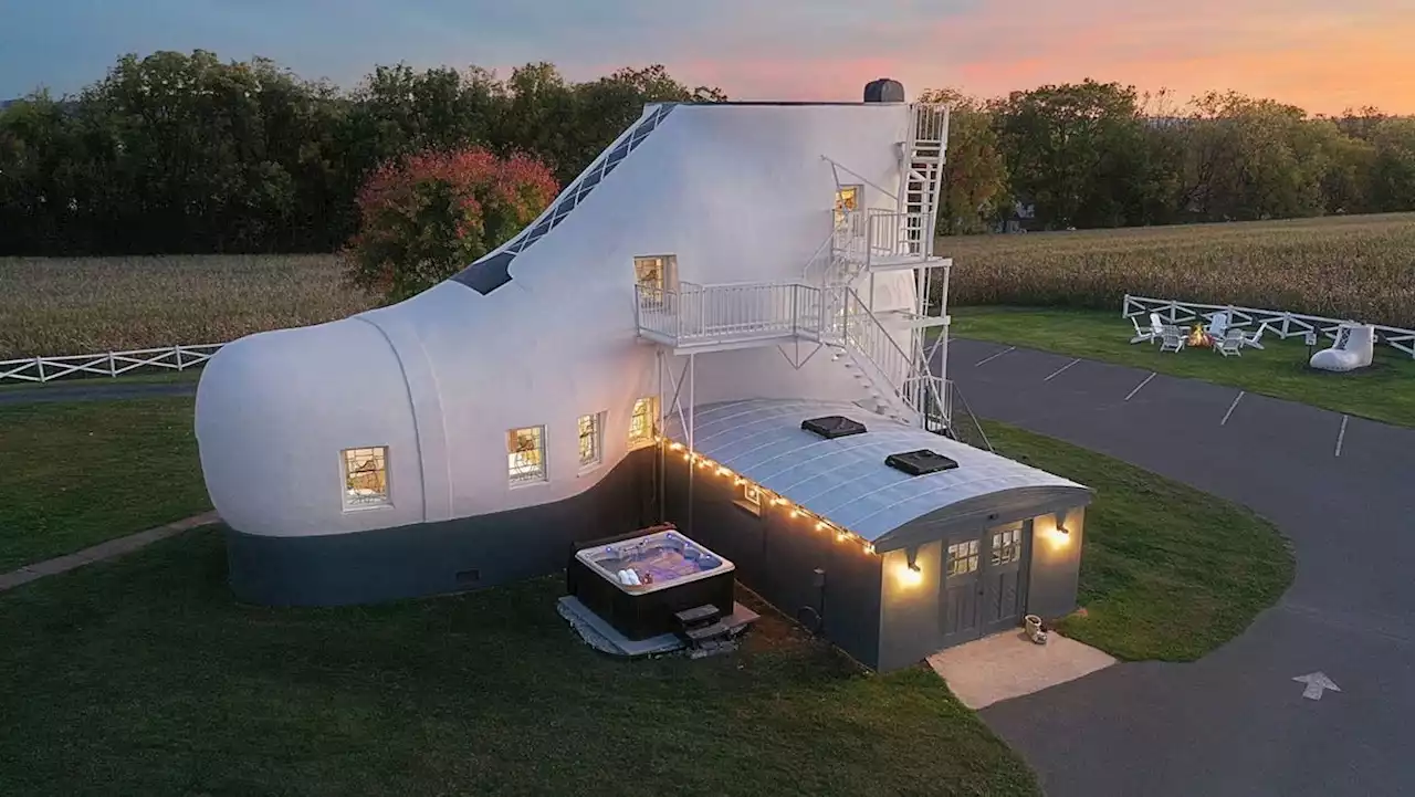 Stepping out? You can now stay the night in the Haines Shoe House, a shoe-shaped Pa. landmark