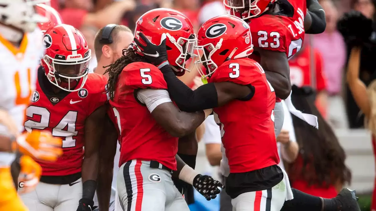 Georgia leads, LSU improves to fifth spot in College Football Playoff rankings release