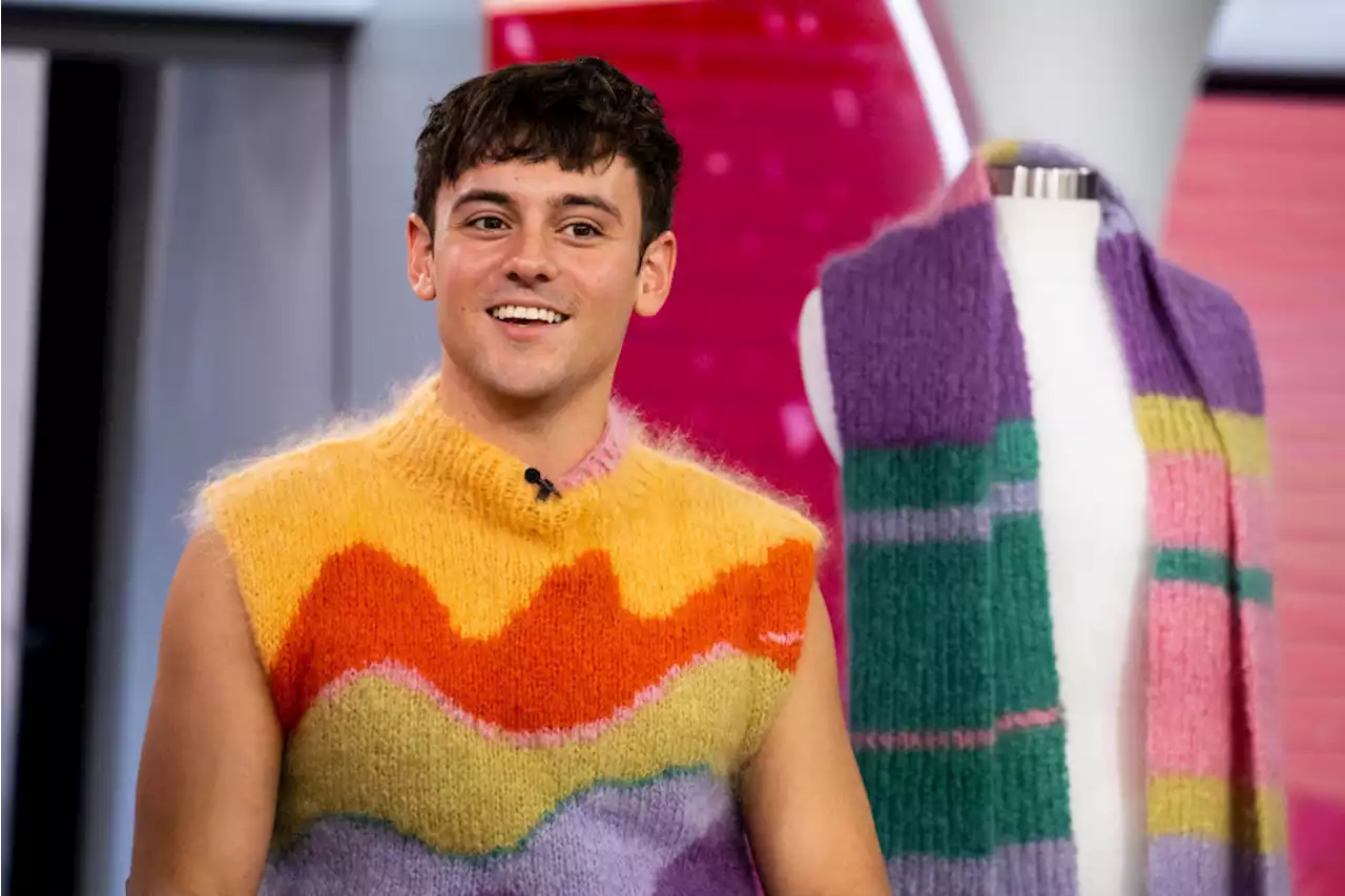 Tom Daley Gives ‘Today’ Show Hosts Lessons in Knitting in Sleeveless Sweater He Made Himself