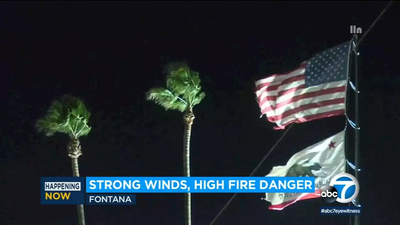 Santa Ana winds raise the possibility of power shutoffs in some areas of Southern California