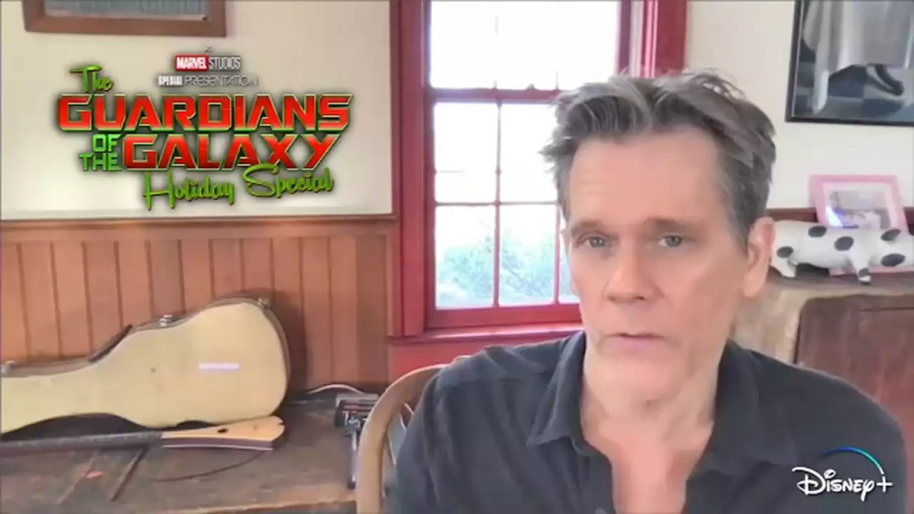 Kevin Bacon talks about role in Marvel 'The Guardians of the Galaxy Holiday Special' on Disney+