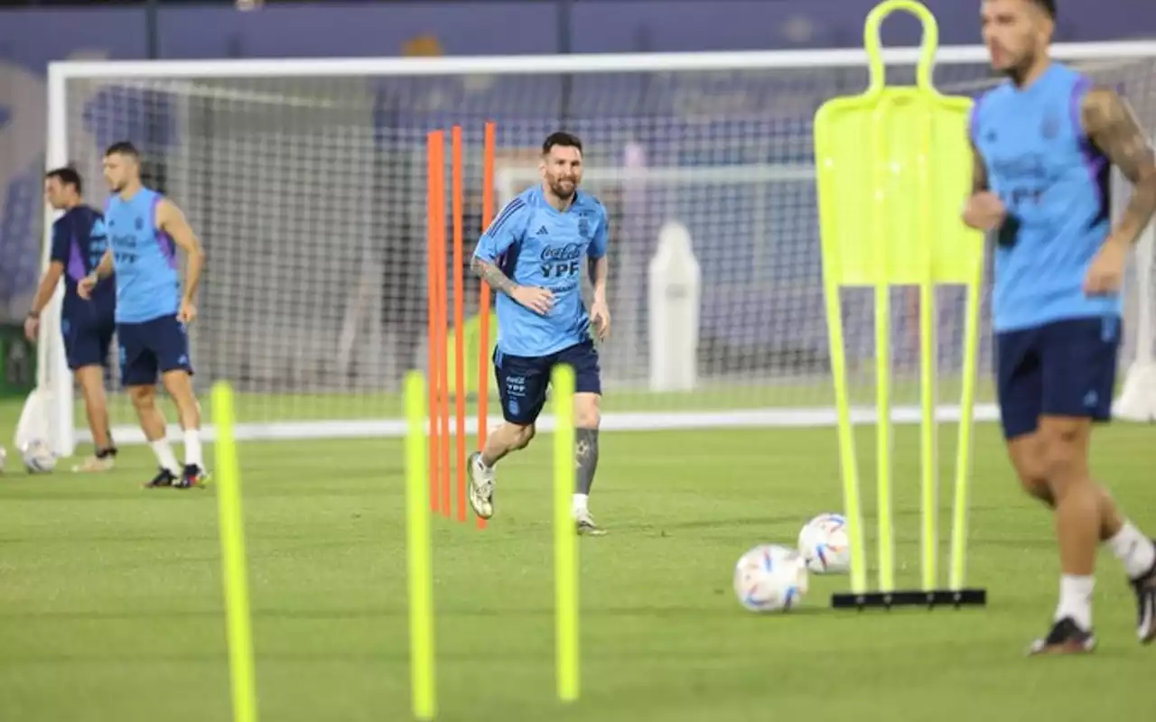 Qatar 2022: Entrena Lionel Messi entre algodones | Fotogalería