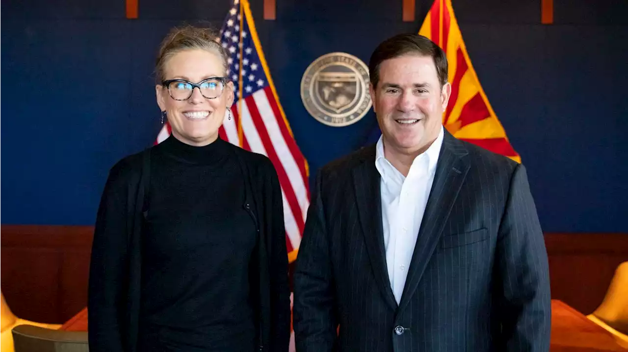 Arizona's GOP governor congratulates Katie Hobbs as Kari Lake refuses to concede