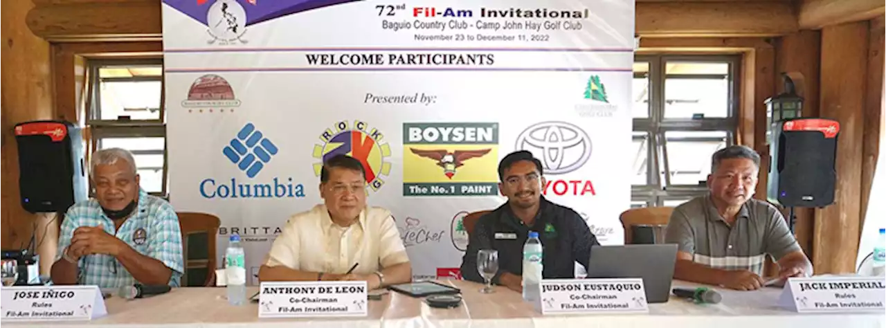 All set for 72nd Fil-Am golfest - BusinessMirror