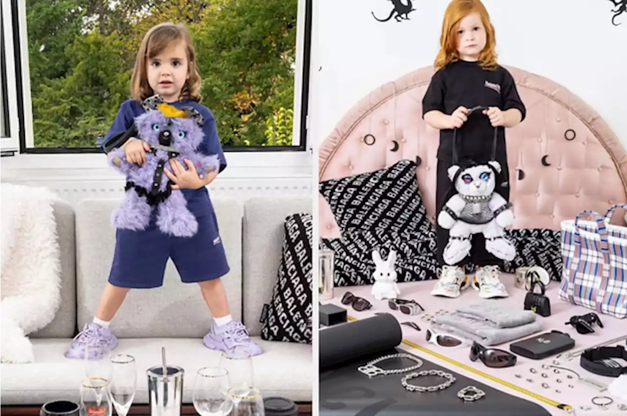 Balenciaga Apologized For A Photo Shoot That Included Kids Holding Bears In BDSM Gear And People Are Not Having It