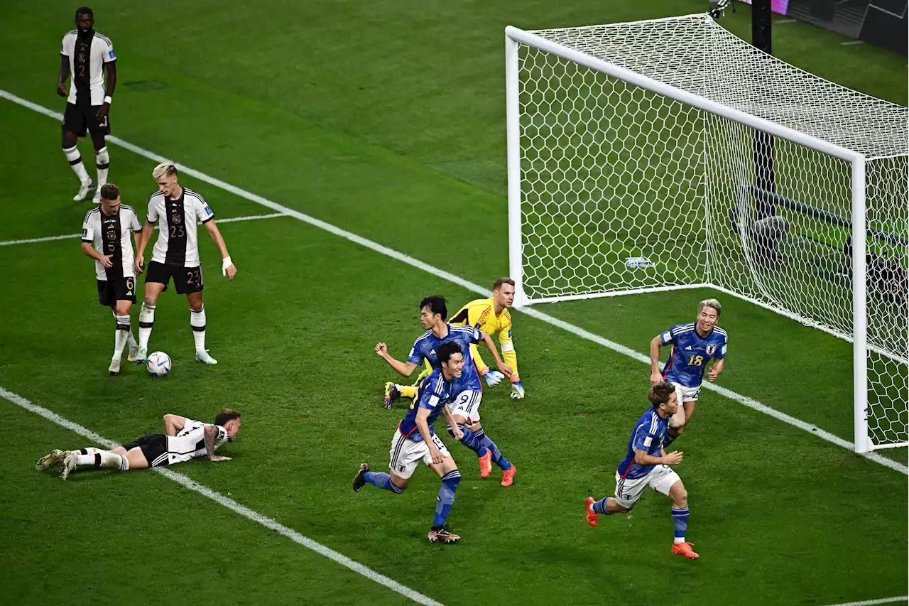 Japan stuns Germany with late strikes at World Cup