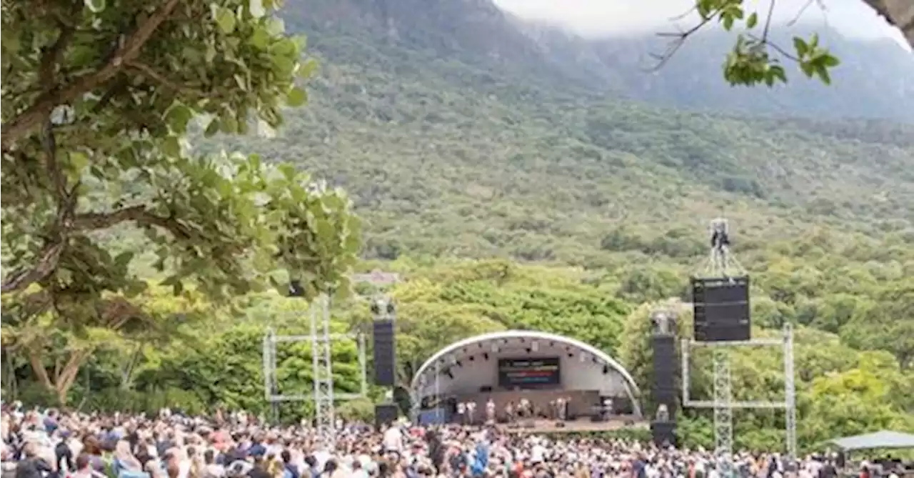 Fans braved the rain to watch Calum Scott perform live at Kirstenbosch