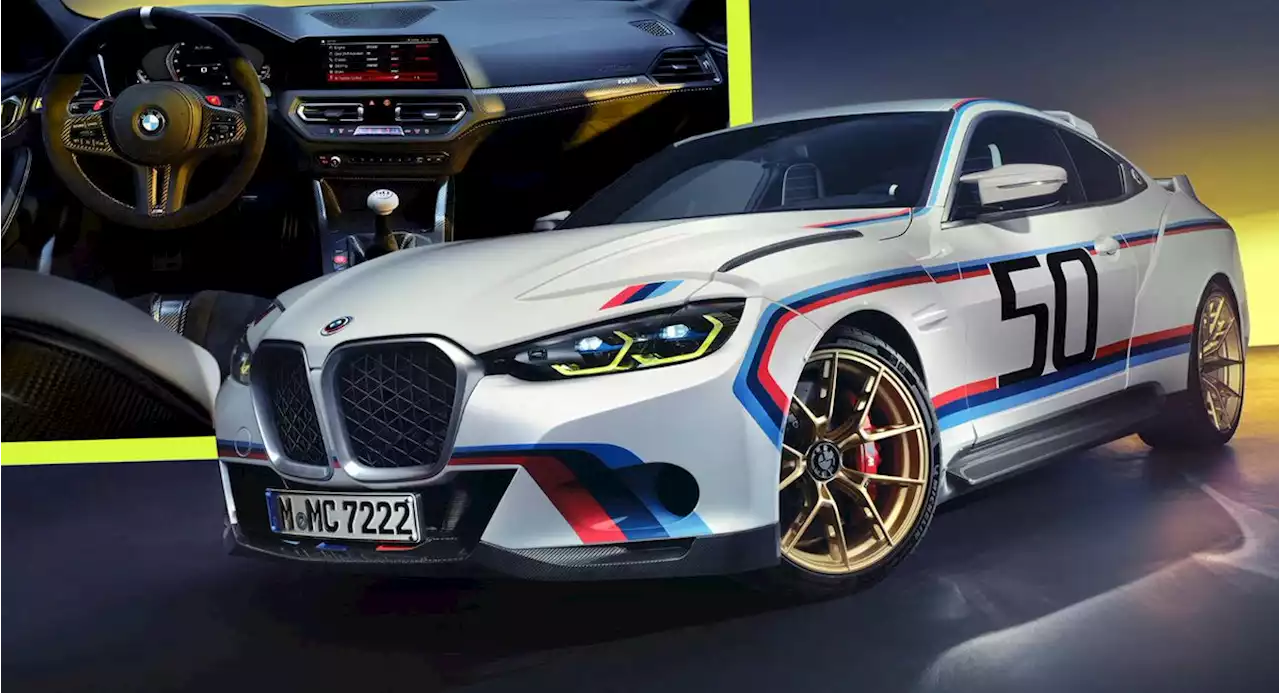 New BMW 3.0 CSL Is A Custom-Bodied M4 With 553 HP And A Manual Gearbox | Carscoops