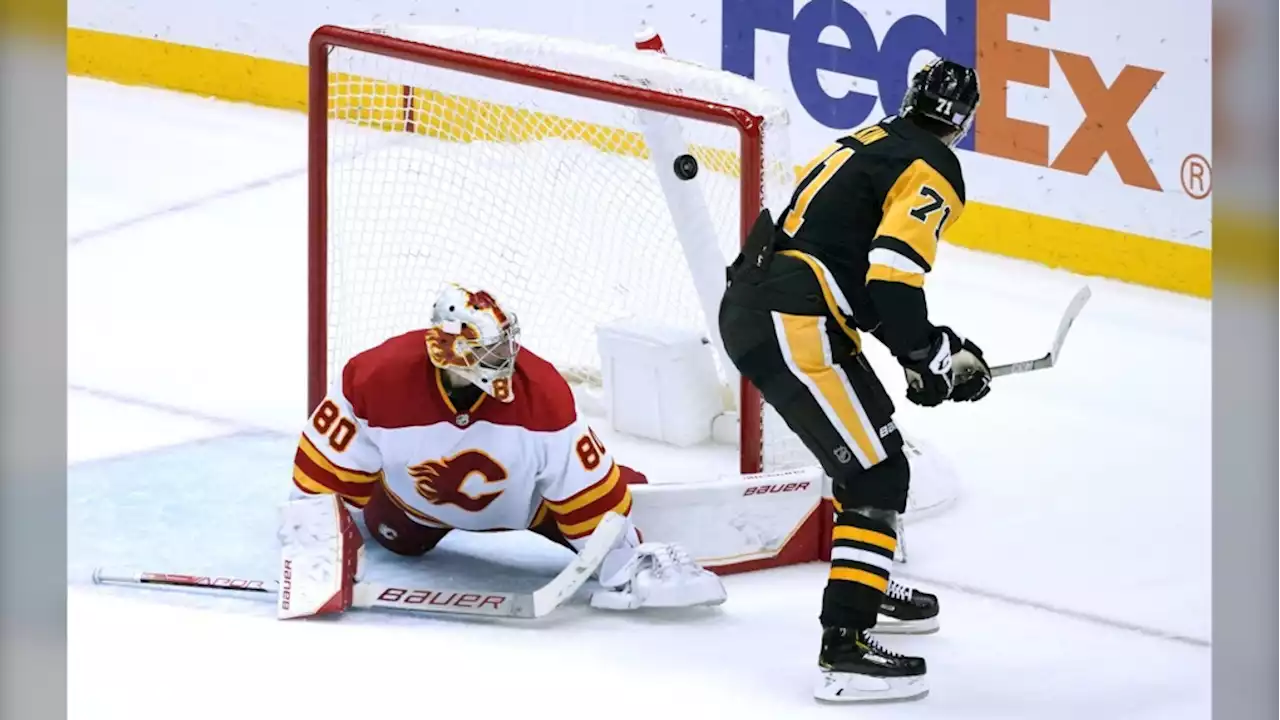 Malkin's winning goal in shootout leads Penguins past Flames