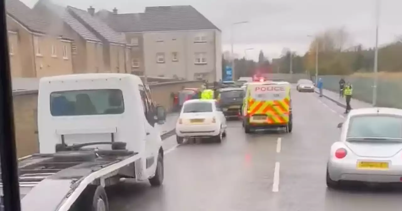 Scots teen rushed to hospital following multi-car crash