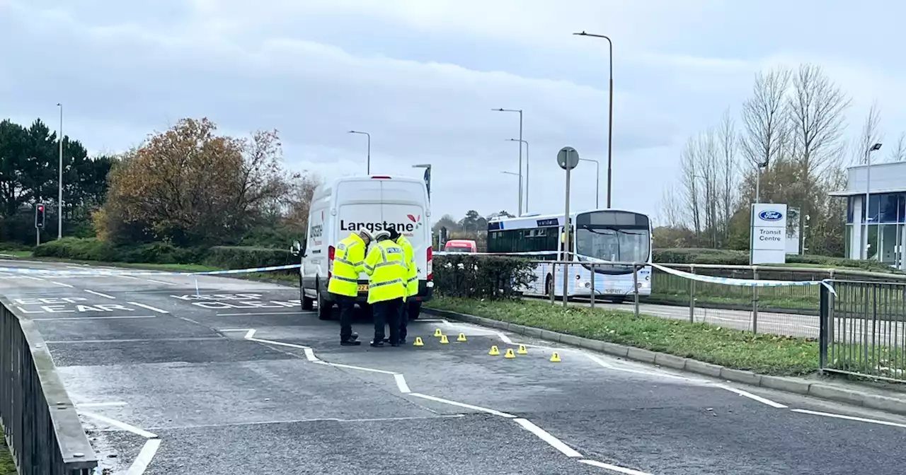 Teenage girl struck by van and rushed to hospital in Edinburgh