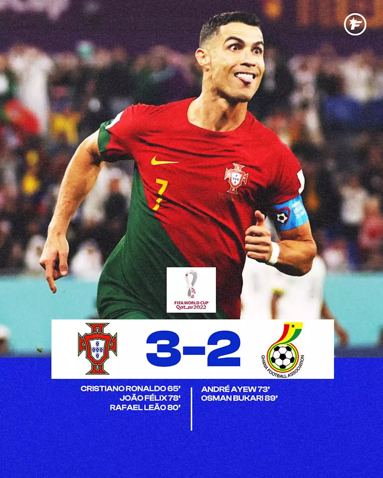 CdM 2022 : le Portugal s'impose dans le douleur contre le Ghana