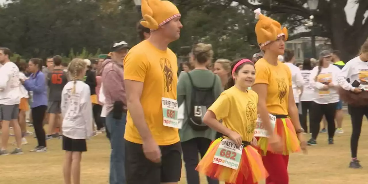 Many kicked off their Thanksgiving celebration at the 13th annual Turkey Trot for Hope