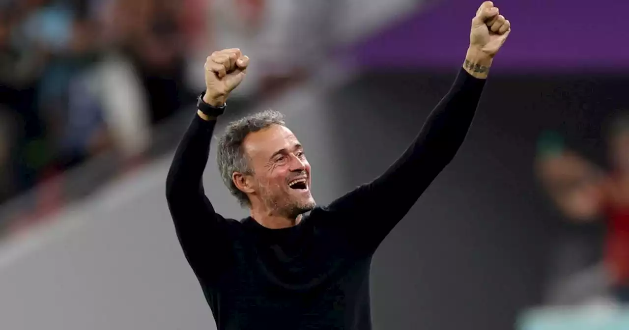 Luis Enrique, presente como jugador y técnico en las últimas goleadas de España en Mundiales