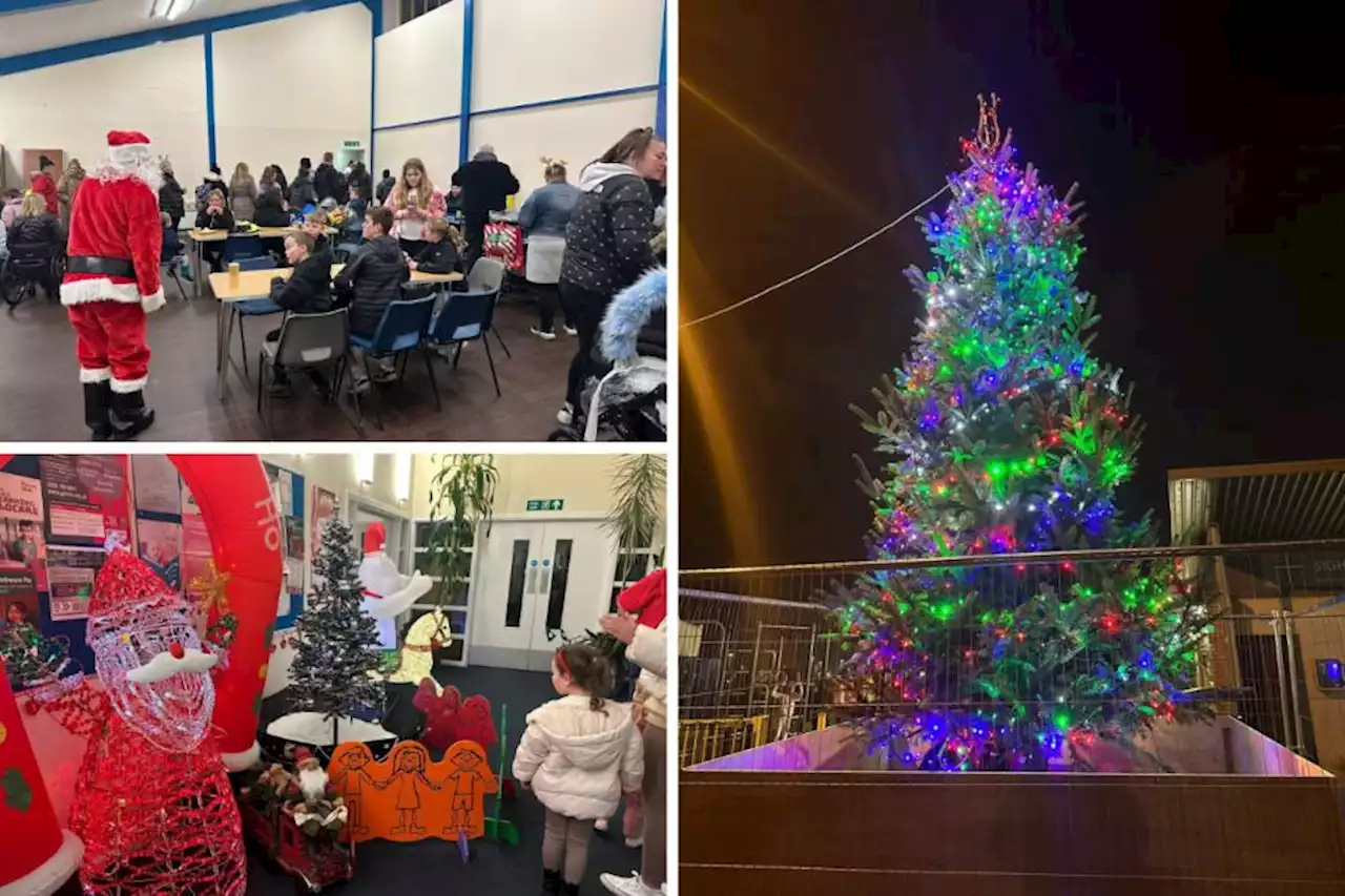 North Glasgow lights up with community Christmas tree switch-on