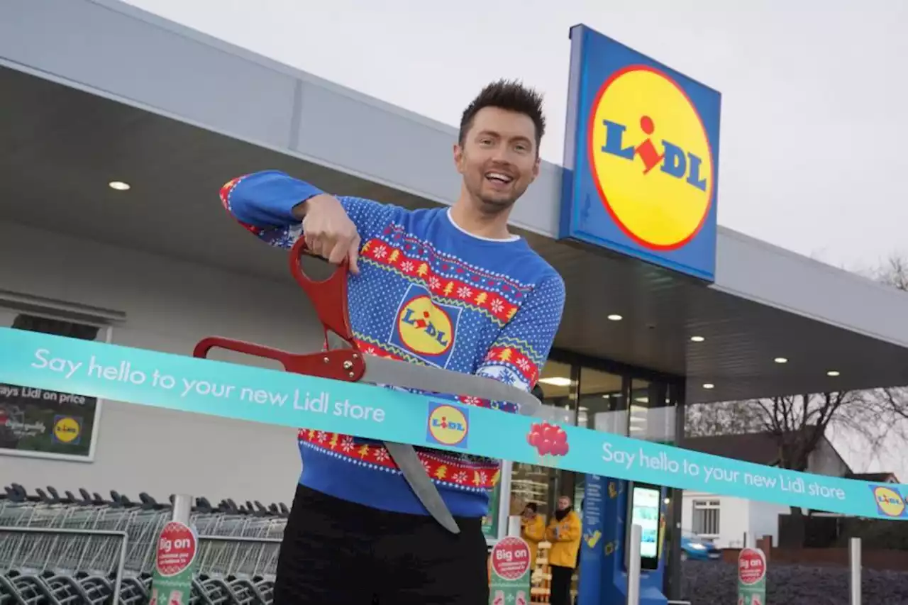 Sean Batty opens new Lidl store