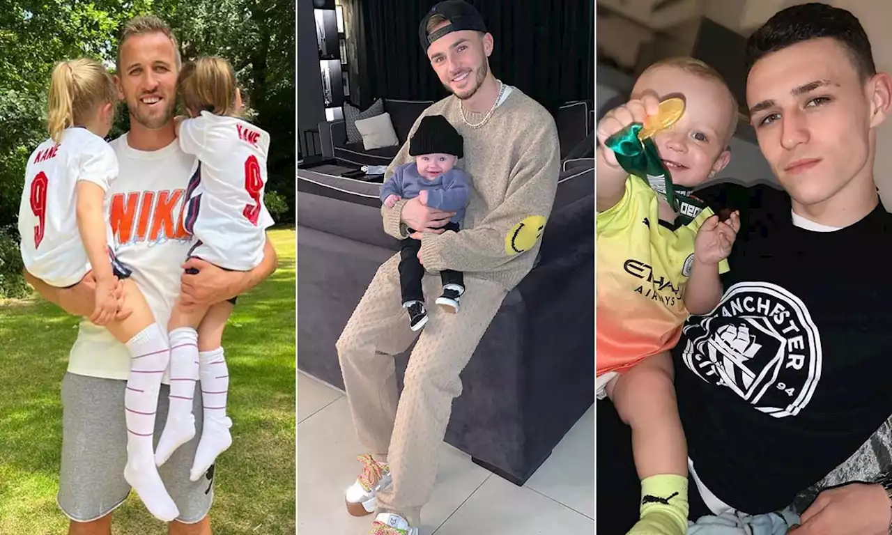 10 adorable photos of England football stars with their kids: Harry Kane, Jordan Pickford & more