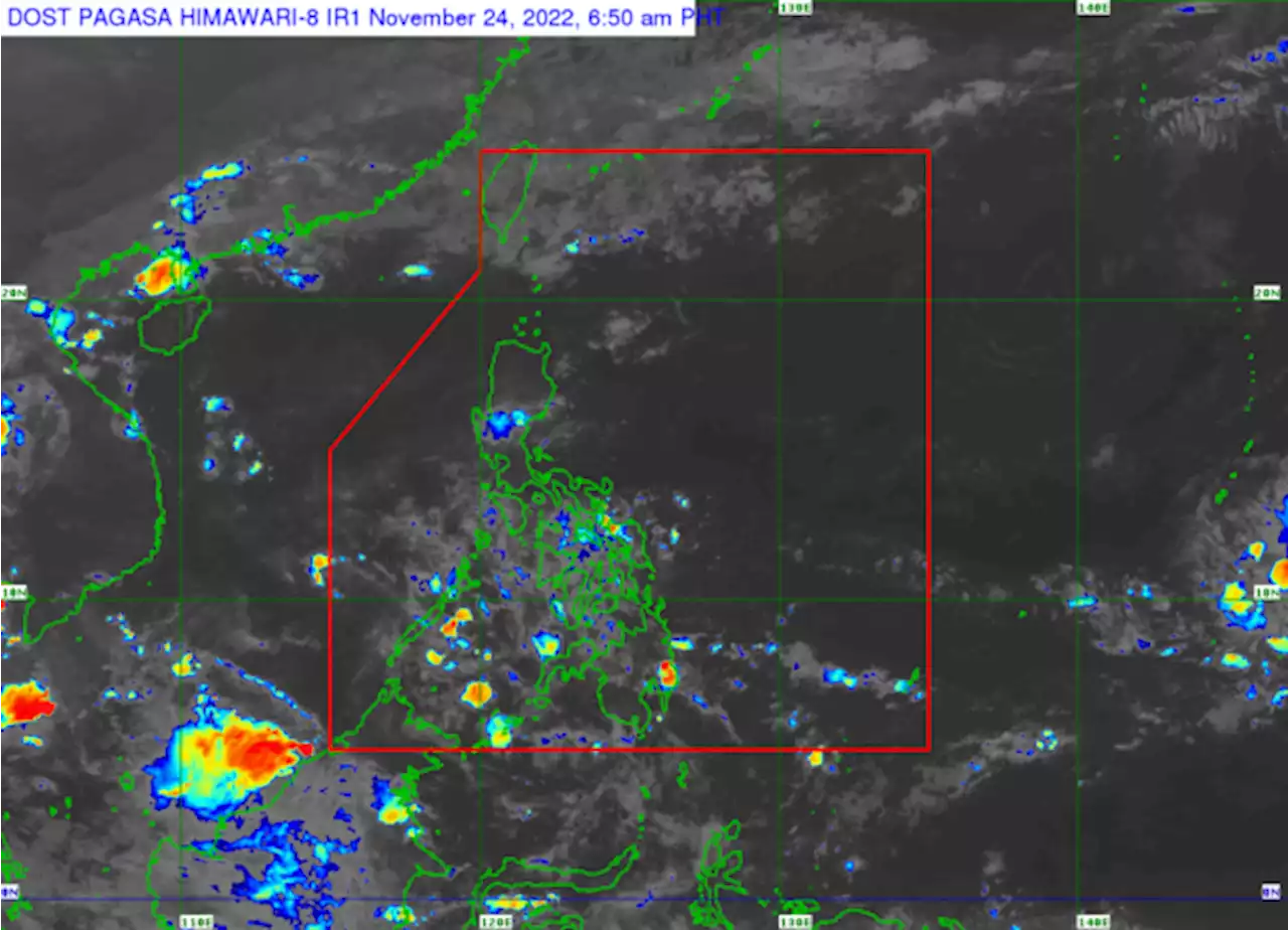 Pagasa: Rain in 5 areas in Visayas, Mindanao due to ITCZ