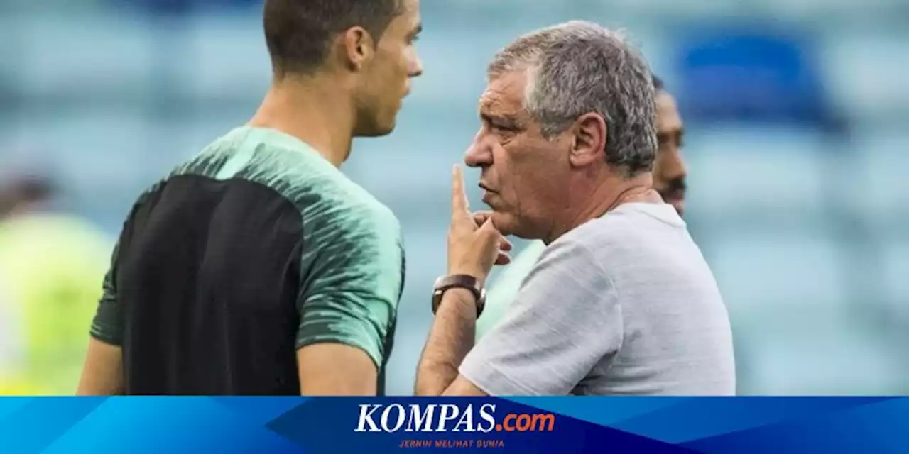 Portugal Vs Ghana, Wajah Tak Senang Santos Saat Terus Ditanya soal Ronaldo