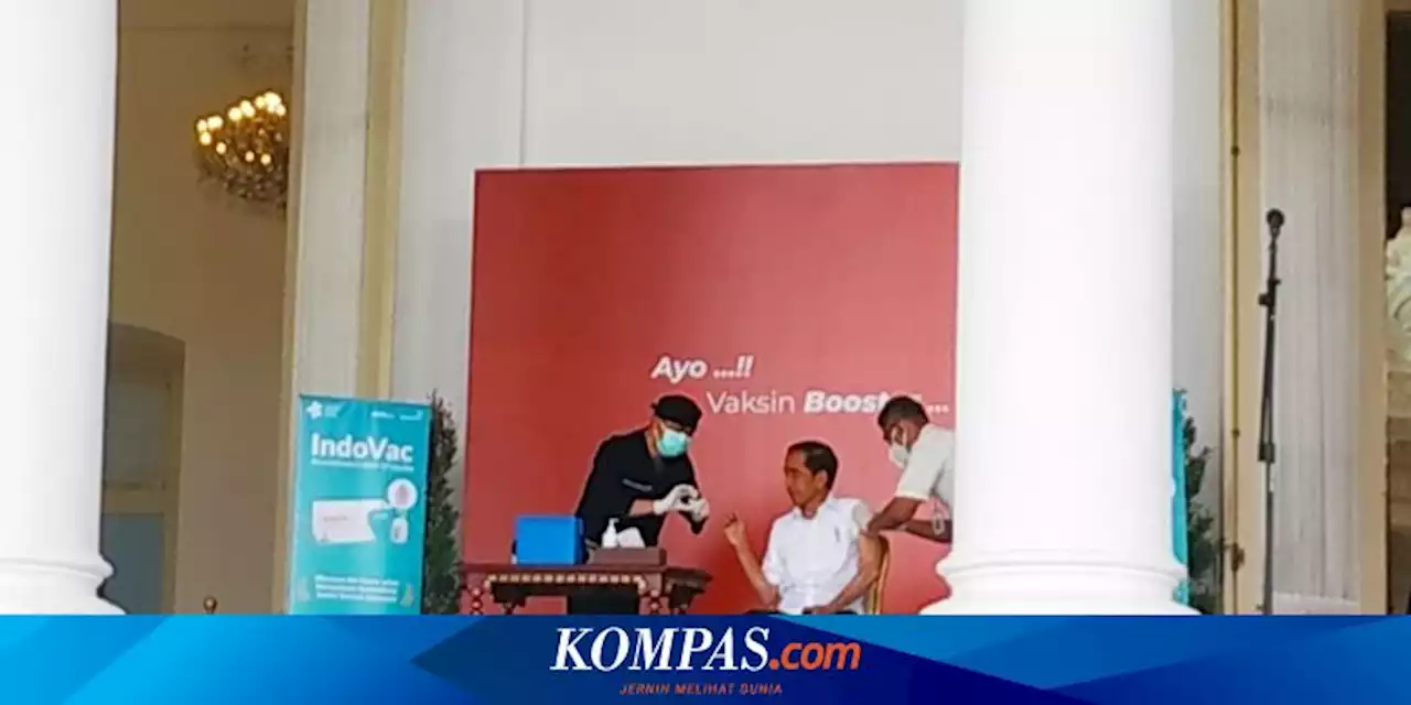 Jokowi Disuntik 'Booster' Dosis Kedua, Pakai Vaksin Indovac