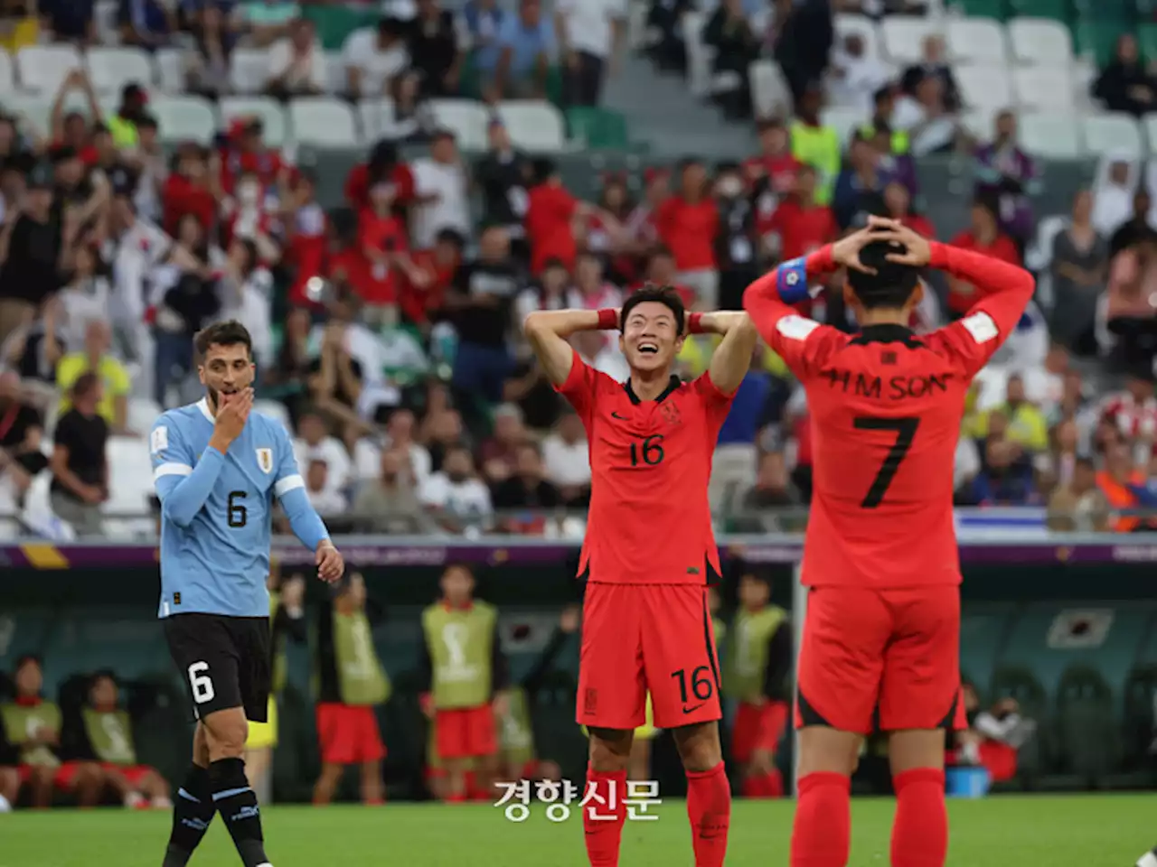 ‘아쉬운 황의조 슈팅’ 한국, 우루과이전 전반 0-0 무승부