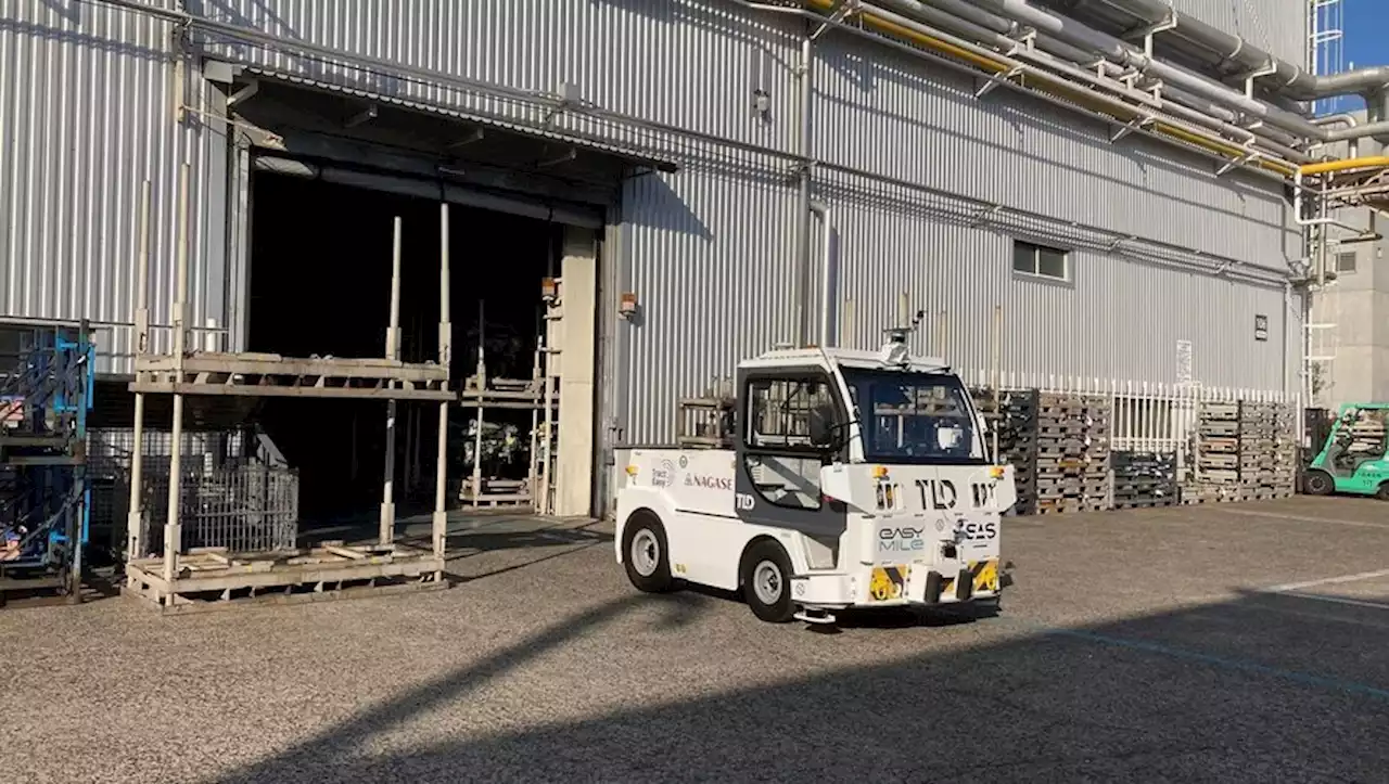 Toulouse : le véhicule sans pilote d'Easymile testé dans l'usine du futur de Kawasaki au Japon