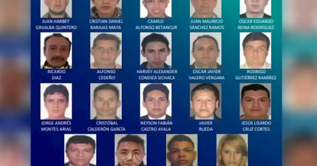 El cartel de los más buscados por delitos sexuales en Bogotá