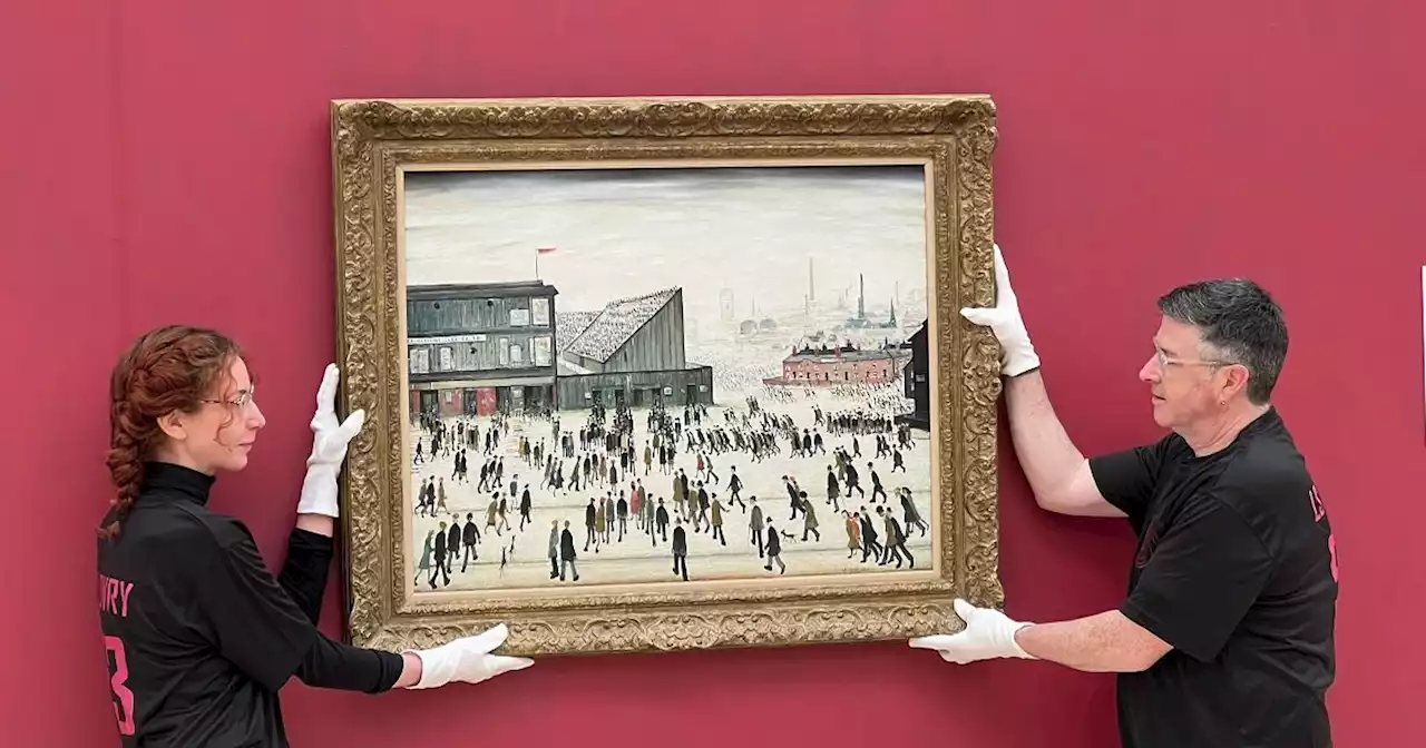 Lowry's iconic 'Going to the Match' masterpiece has finally come home